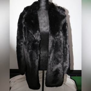 Zara Short Faux Fur Coat